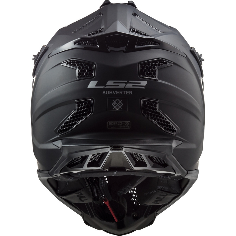 Cască de motocros LS2 MX470 Subverter Noir negru mat
