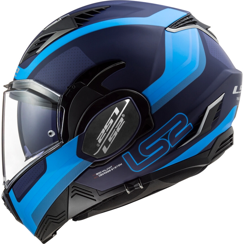 LS2 FF900 Valiant II Orbit albastru LS2 FF900 Valiant II Cască de motocicletă pliabilă albastru