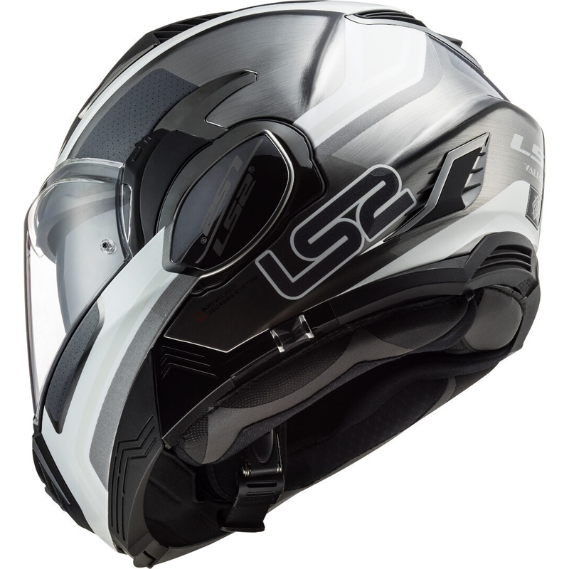 Cască de protecție LS2 FF900 Valiant II Orbit Jeans negru-argintiu-albastru