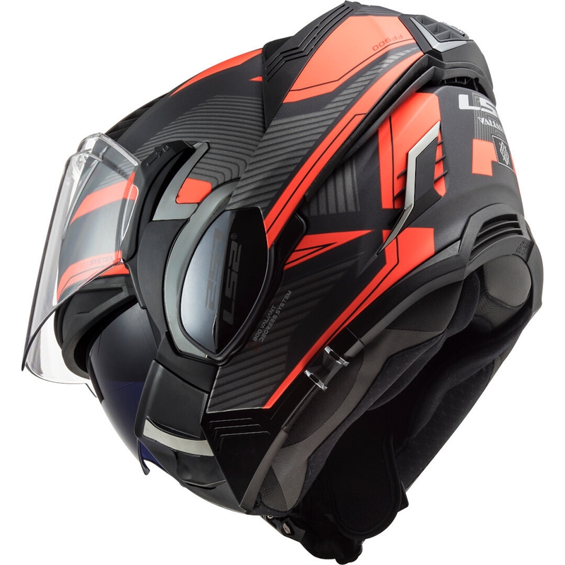 Cască de motociclist LS2 FF900 Valiant II Revo titanium-fluo orange