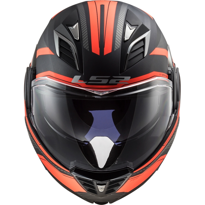 Cască de motociclist LS2 FF900 Valiant II Revo titanium-fluo orange