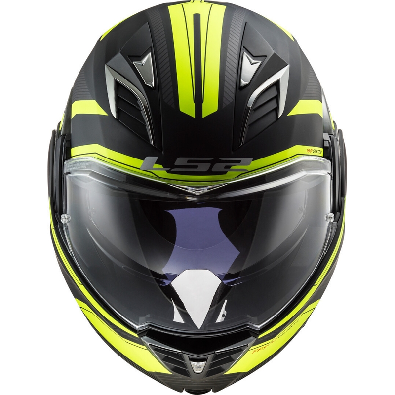 LS2 FF900 Valiant II Revo LS2 FF900 Valiant II Revo cască de motocicletă pliabilă negru-galben-fluo