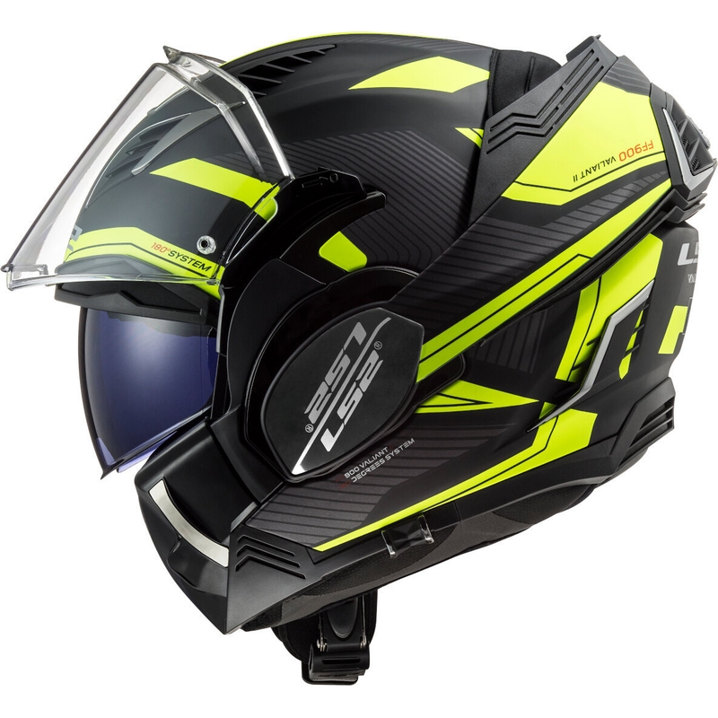 LS2 FF900 Valiant II Revo LS2 FF900 Valiant II Revo cască de motocicletă pliabilă negru-galben-fluo
