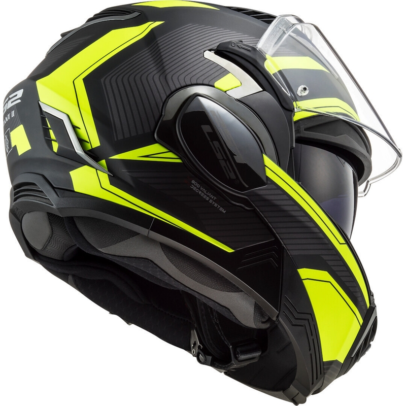 LS2 FF900 Valiant II Revo LS2 FF900 Valiant II Revo cască de motocicletă pliabilă negru-galben-fluo