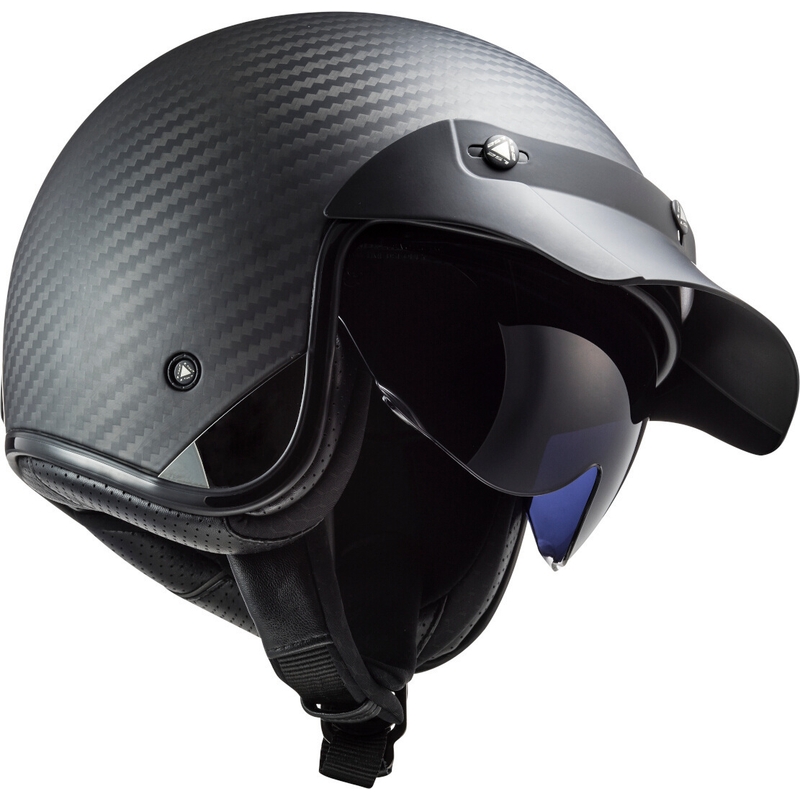 Cască de motocicletă deschisă LS2 OF601 Bob C Carbon