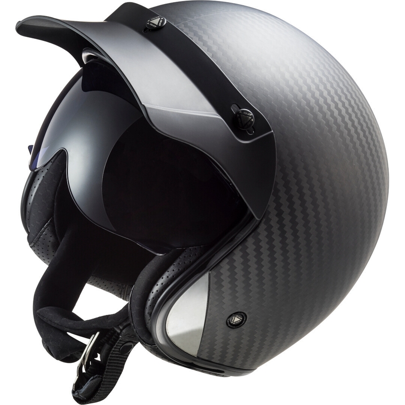 Cască de motocicletă deschisă LS2 OF601 Bob C Carbon