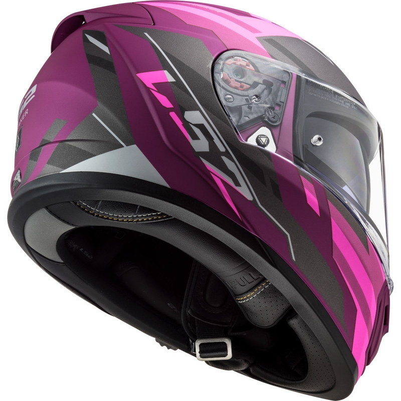 LS2 FF390 Breaker Beta cască de motocicletă integrală LS2 FF390 negru și violet