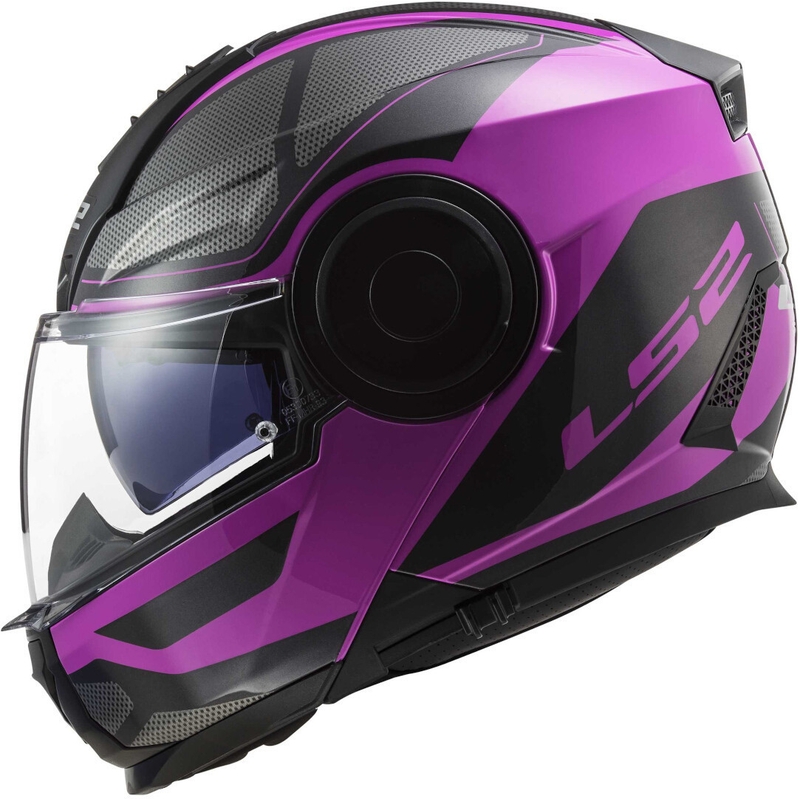 LS2 FF902 Scope Axis cască de motocicletă negru-violet