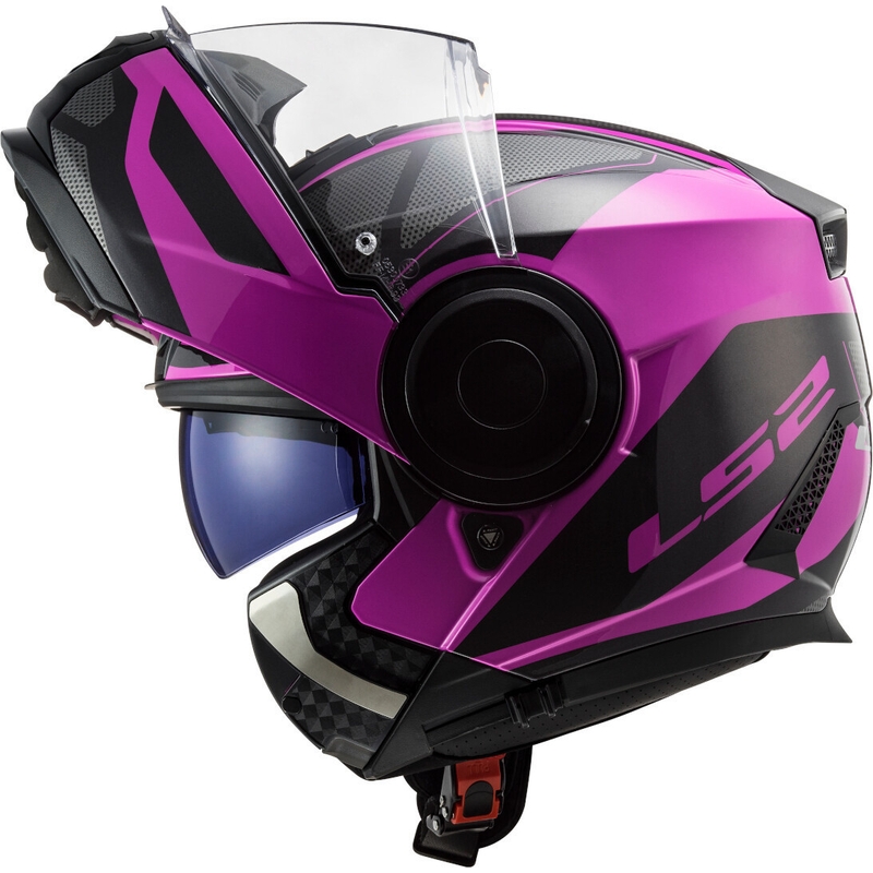 LS2 FF902 Scope Axis cască de motocicletă negru-violet
