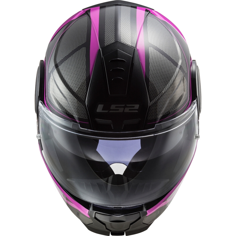 LS2 FF902 Scope Axis cască de motocicletă negru-violet