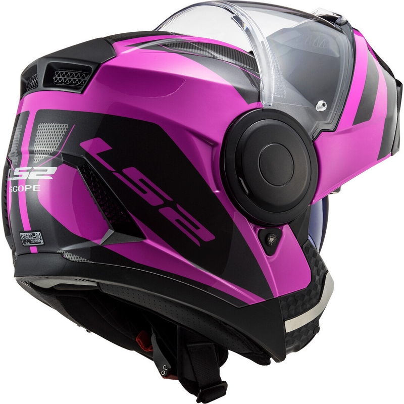 LS2 FF902 Scope Axis cască de motocicletă negru-violet