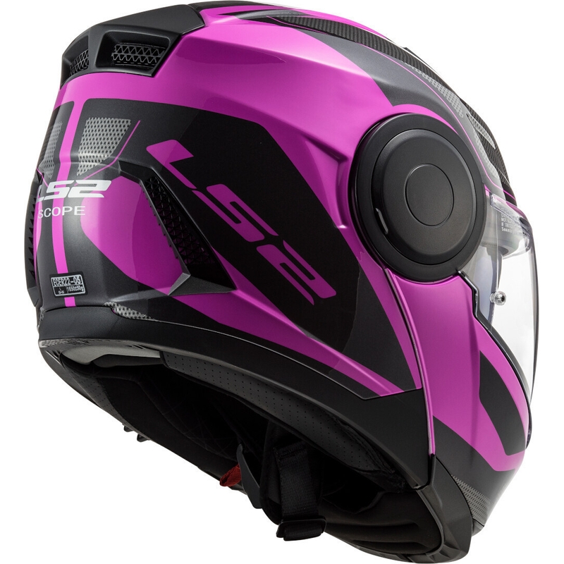 LS2 FF902 Scope Axis cască de motocicletă negru-violet