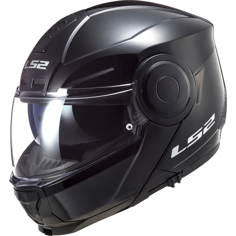 LS2 FF902 Scope Cască de motocicletă LS2 FF902 Scope Solid Black Gloss Flip-up