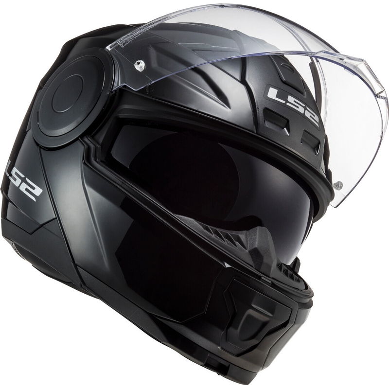 LS2 FF902 Scope Cască de motocicletă LS2 FF902 Scope Solid Black Gloss Flip-up
