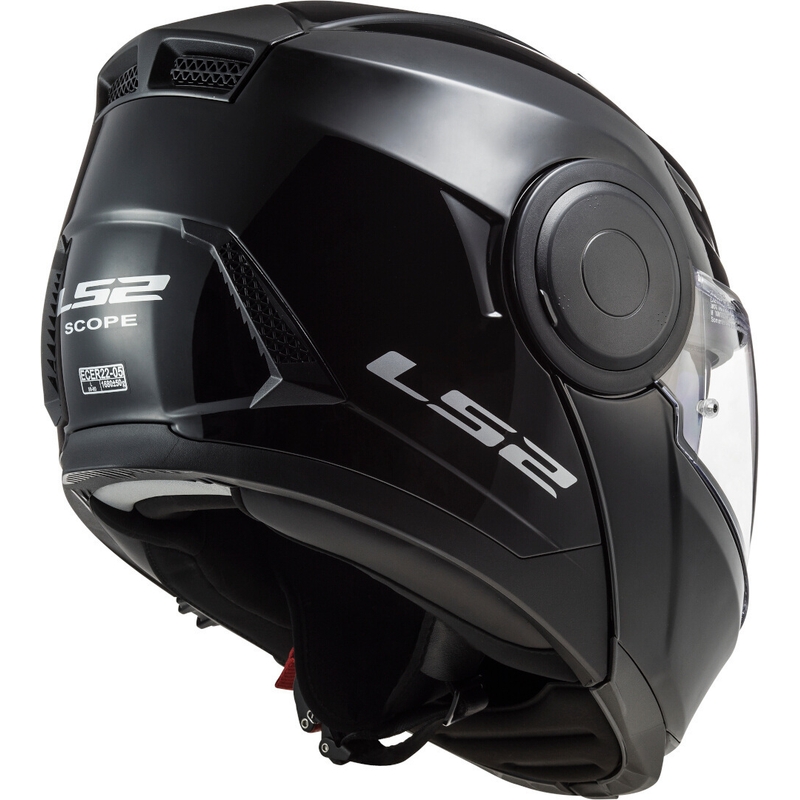 LS2 FF902 Scope Cască de motocicletă LS2 FF902 Scope Solid Black Gloss Flip-up