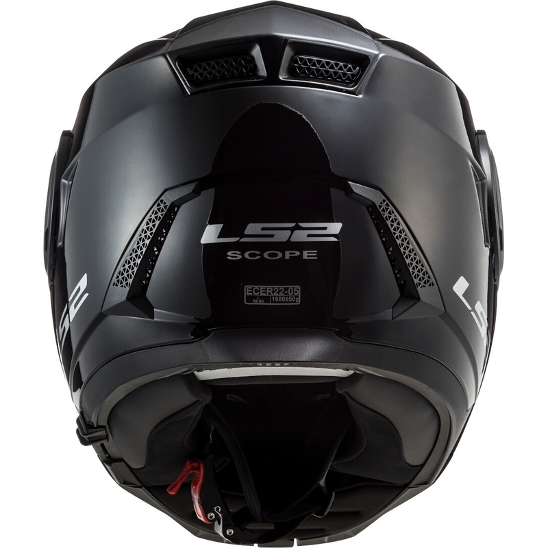 LS2 FF902 Scope Cască de motocicletă LS2 FF902 Scope Solid Black Gloss Flip-up