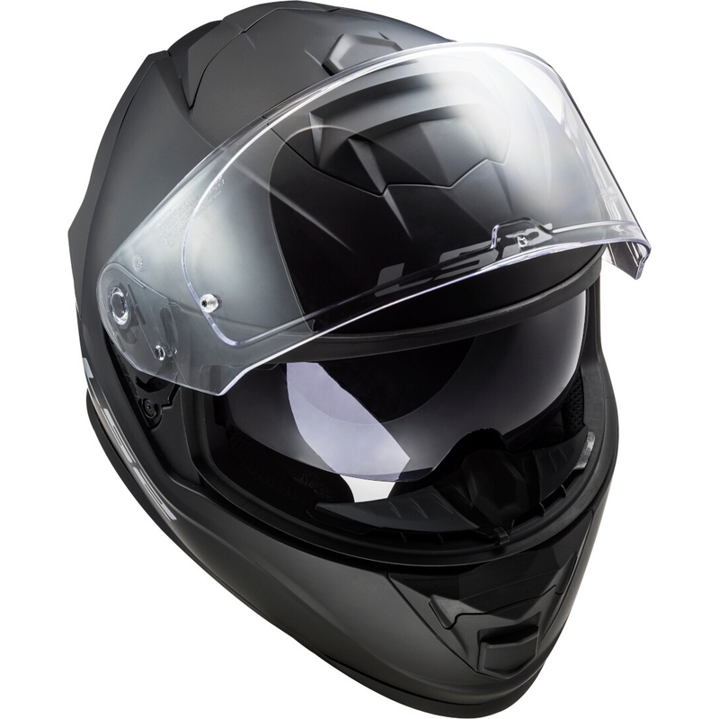 Cască de motocicletă LS2 FF800 Storm Solid Black Matte Integral pentru motociclete
