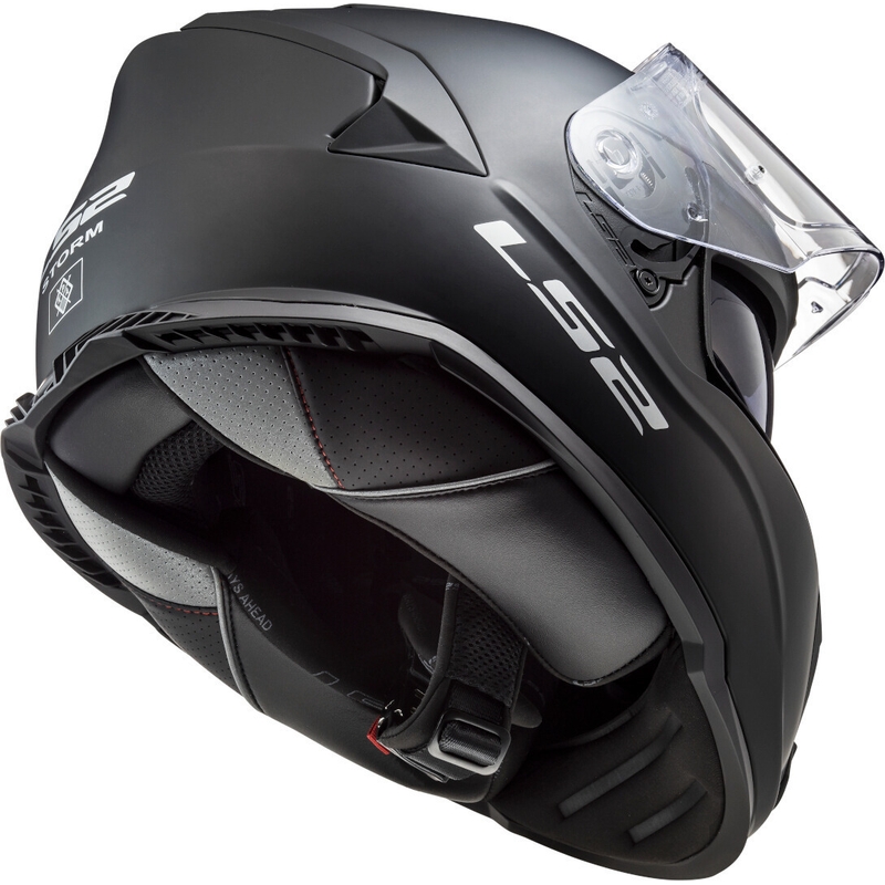 Cască de motocicletă LS2 FF800 Storm Solid Black Matte Integral pentru motociclete