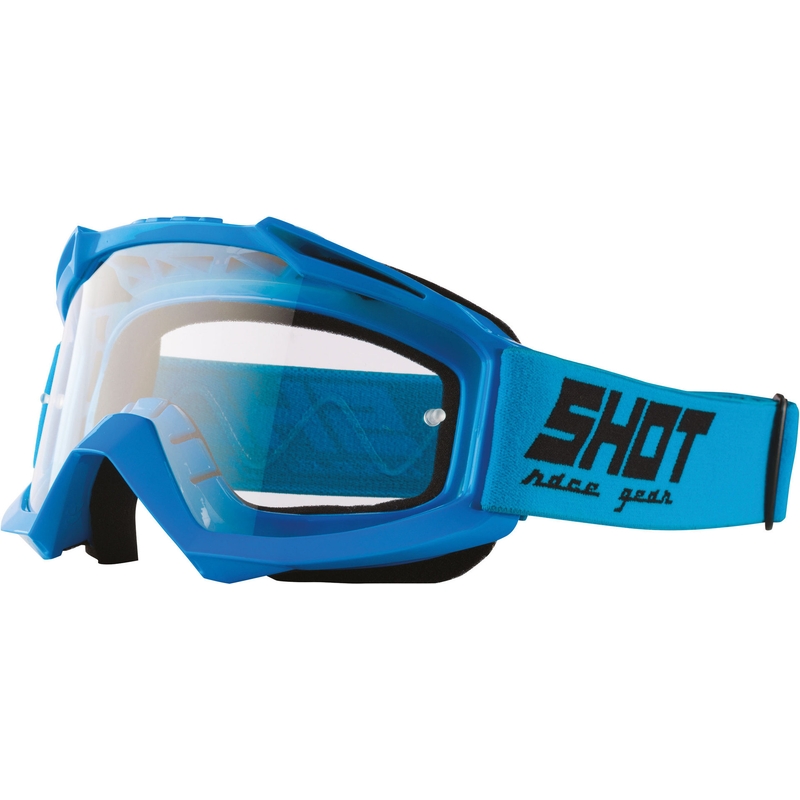 Ochelari de motocros Shot Assault Albastru solid