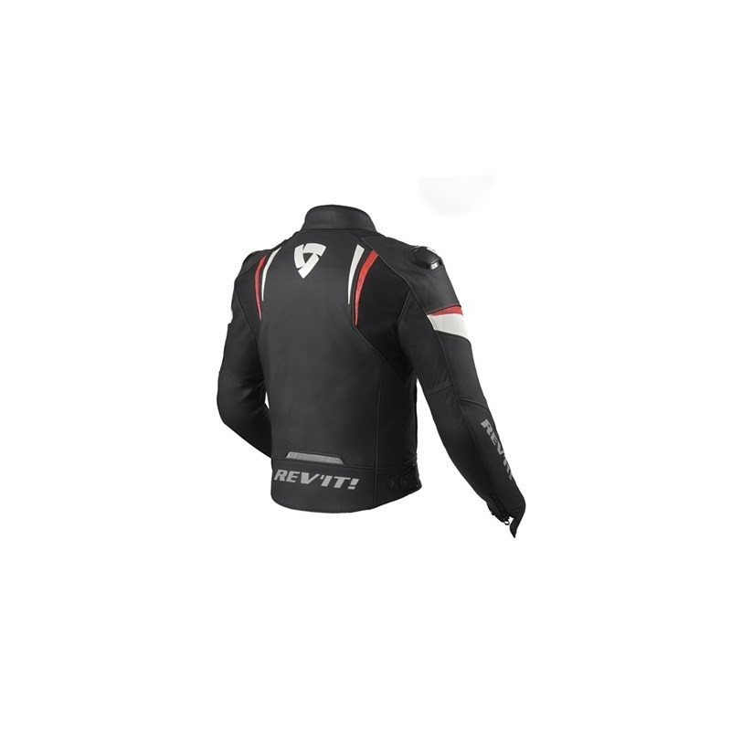Revit Glide Negru-Neon Red Jacheta de motociclete lichidare