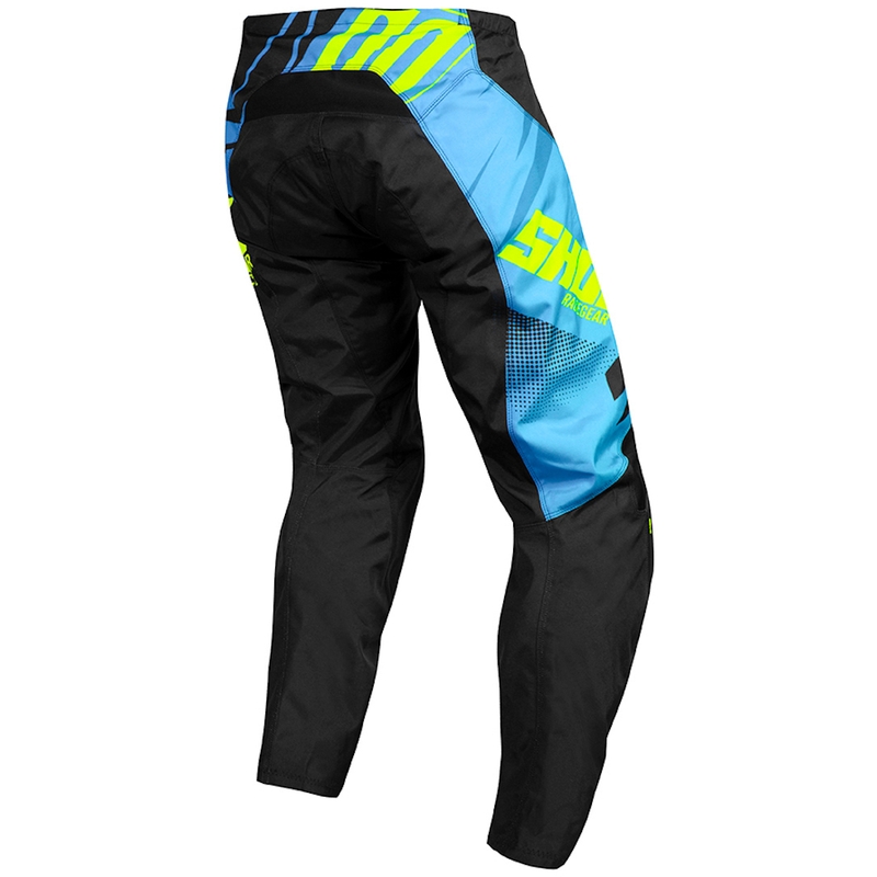Pantaloni Motocross Shot Devo Ventury albastru-negru-fluo galben lichidare
