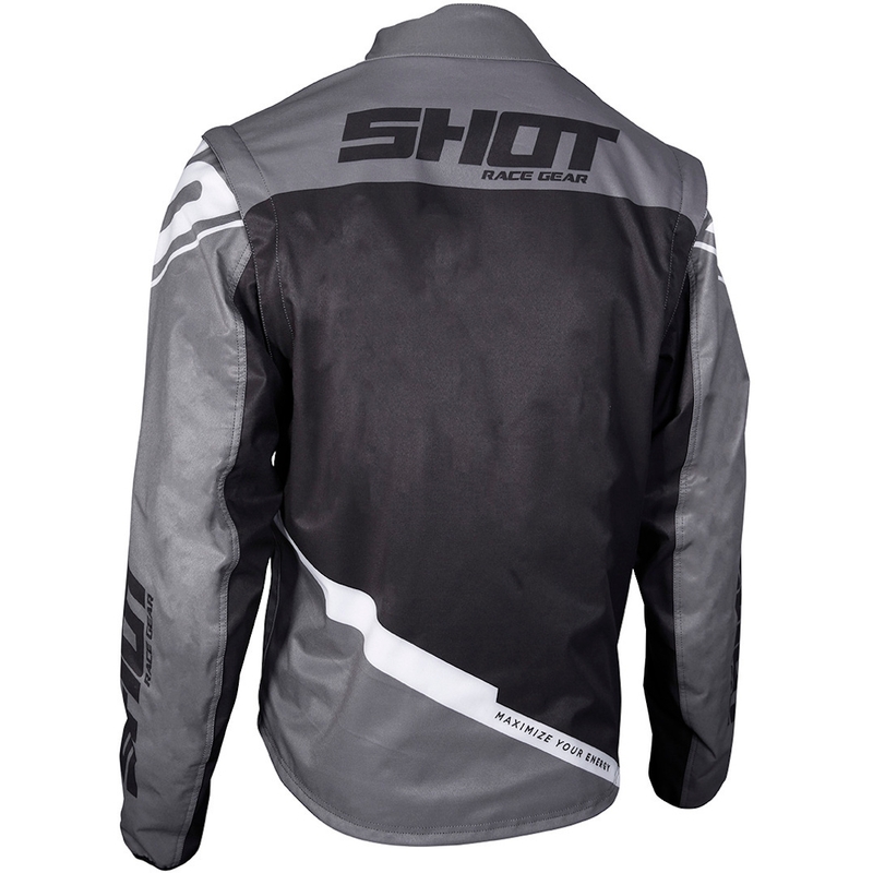 Jachetă Softshell Shot Lite negru-gri-alb lichidare