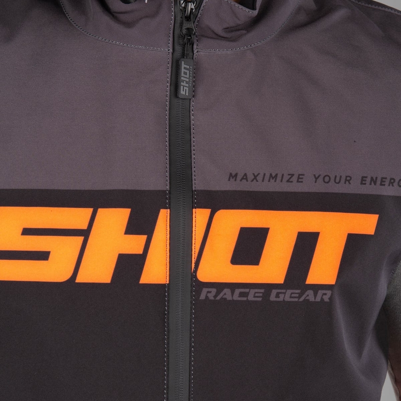 Vesta Softshell Shot Lite negru-gri-fluo portocaliu lichidare