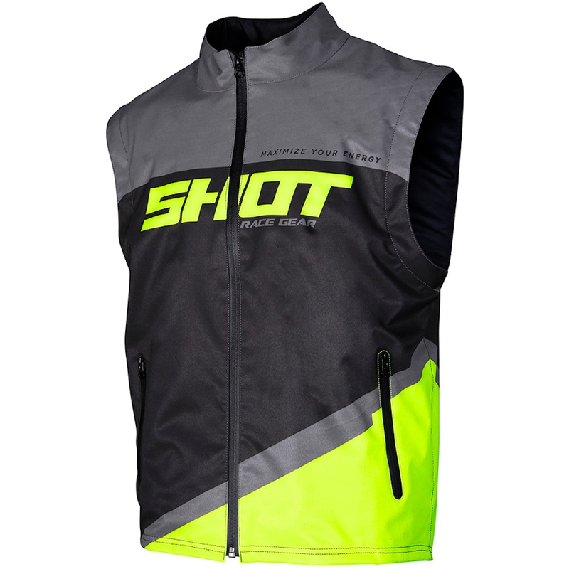 Vesta Softshell Shot Lite negru-gri-galben-fluo výprodej lichidare