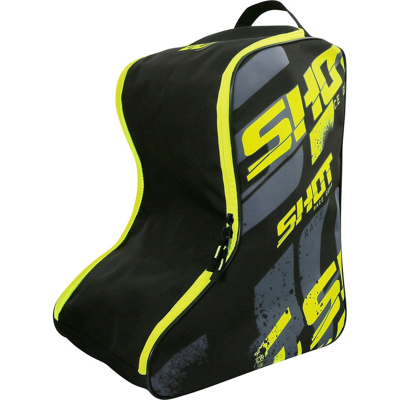 Geantă de pantofi Shot negru-galben-fluo