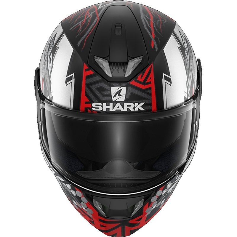 Cască integrală SHARK SKWAL 2.2 Noxxys negru-argintiu-roșu