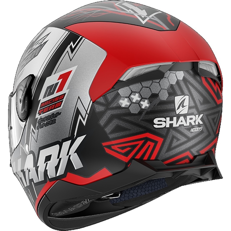 Cască integrală SHARK SKWAL 2.2 Noxxys negru-argintiu-roșu