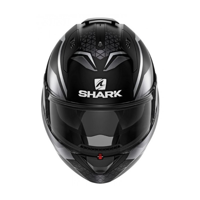 Cască de protecție cu clapetă SHARK EVO-ES Yari negru-gri