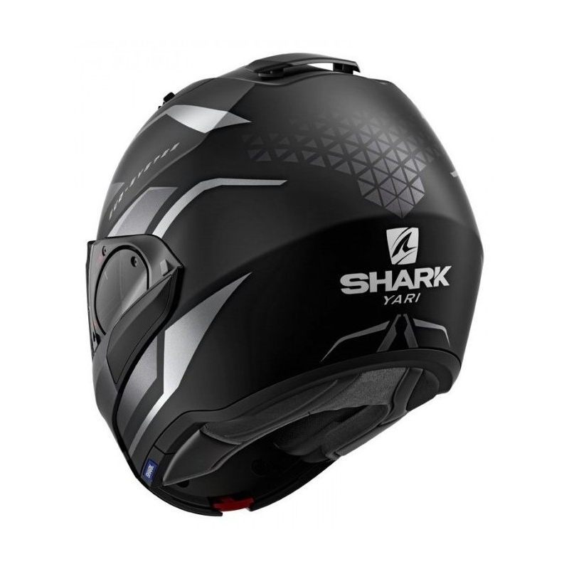 Cască de protecție cu clapetă SHARK EVO-ES Yari negru-gri