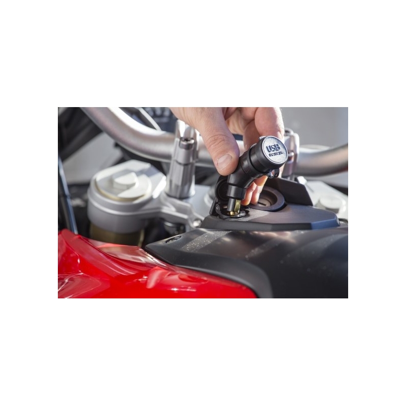 Adaptor DIN Interfon cu 2x ieșire USB pentru motociclete, 2A
