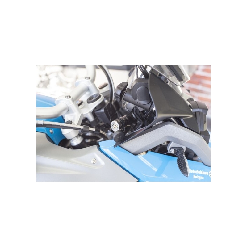 Adaptor DIN Interfon cu 2x ieșire USB pentru motociclete, 2A