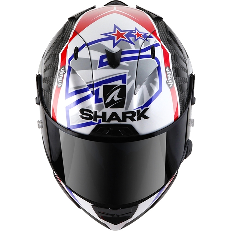Cască integrală SHARK RACE-R PRO CARBON Zarco GP De France Replica 2019