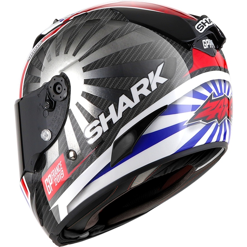 Cască integrală SHARK RACE-R PRO CARBON Zarco GP De France Replica 2019