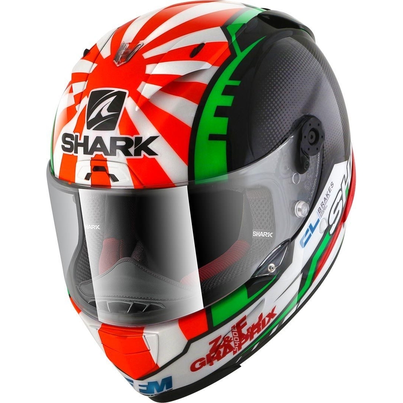 Cască integrală SHARK RACE-R PRO Zarco Replica 2017 negru-roșu-verde