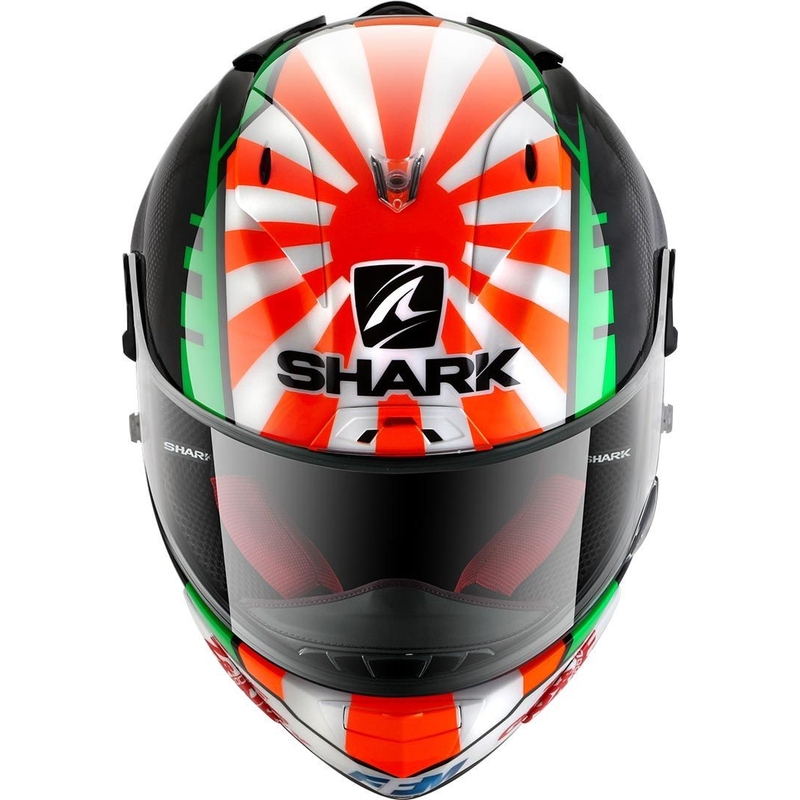 Cască integrală SHARK RACE-R PRO Zarco Replica 2017 negru-roșu-verde