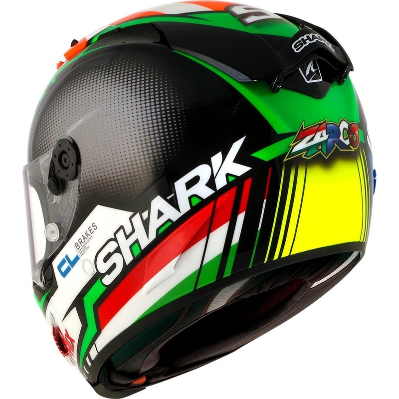 Cască integrală SHARK RACE-R PRO Zarco Replica 2017 negru-roșu-verde