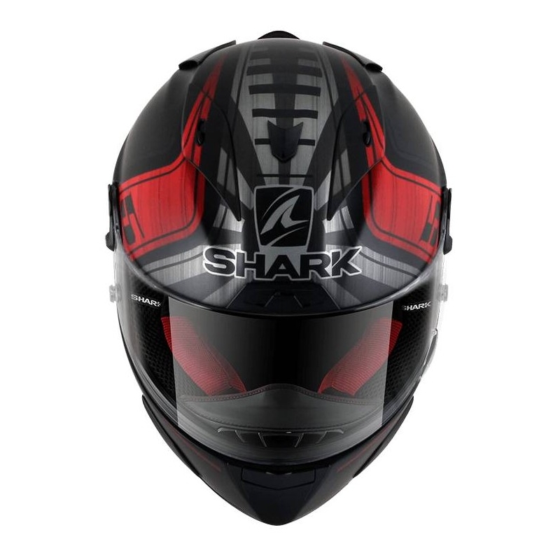 Cască integrală SHARK RACE-R PRO Zarco GP De France Replica Mat negru-gri-roșu negru-gri-roșu