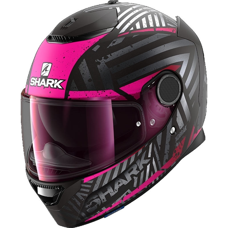 Cască integrală SHARK SPARTAN 1.2 Kobrak negru-gri-roz lichidare