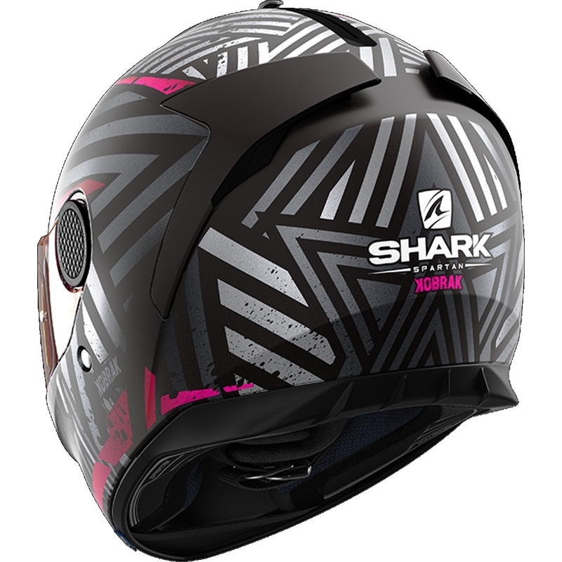 Cască integrală SHARK SPARTAN 1.2 Kobrak negru-gri-roz lichidare