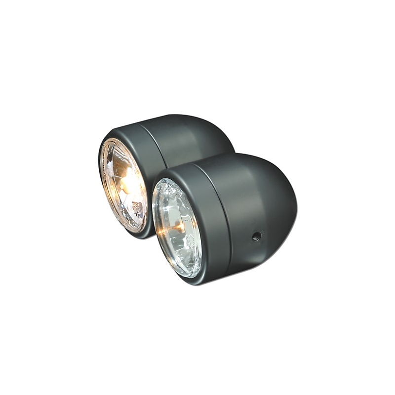 Lumină frontală universală dublă neagră lichidare