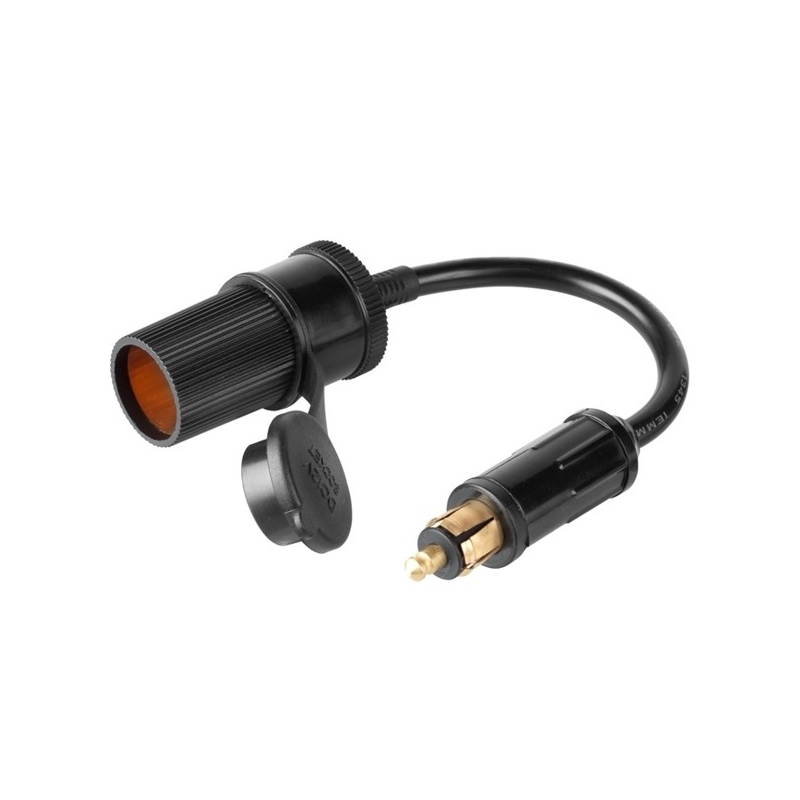 Adaptor interfonic DIN cu conector de la priza moto mică la priza de mașină
