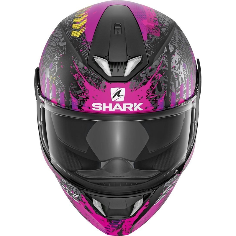Cască integrală SHARK SKWAL 2.2 Switch Riders 2 Mat Replica negru și violet lichidare
