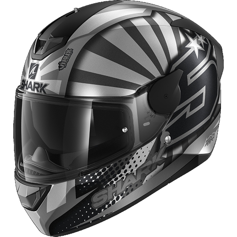 Cască integrală SHARK D-SKWAL 2 Zarco 2019 Mat Replica Black-Grey-Silver lichidare