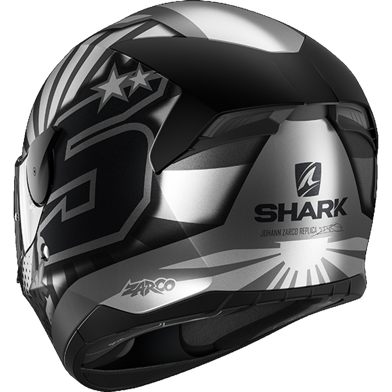 Cască integrală SHARK D-SKWAL 2 Zarco 2019 Mat Replica Black-Grey-Silver lichidare