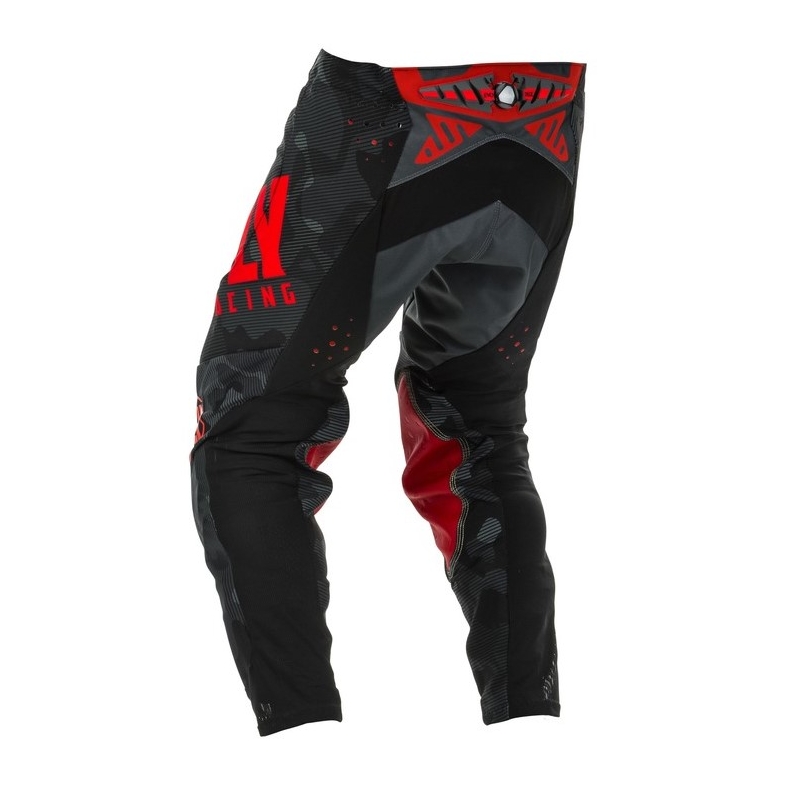 Pantaloni de motocross FLY Racing Evolution roșu și negru