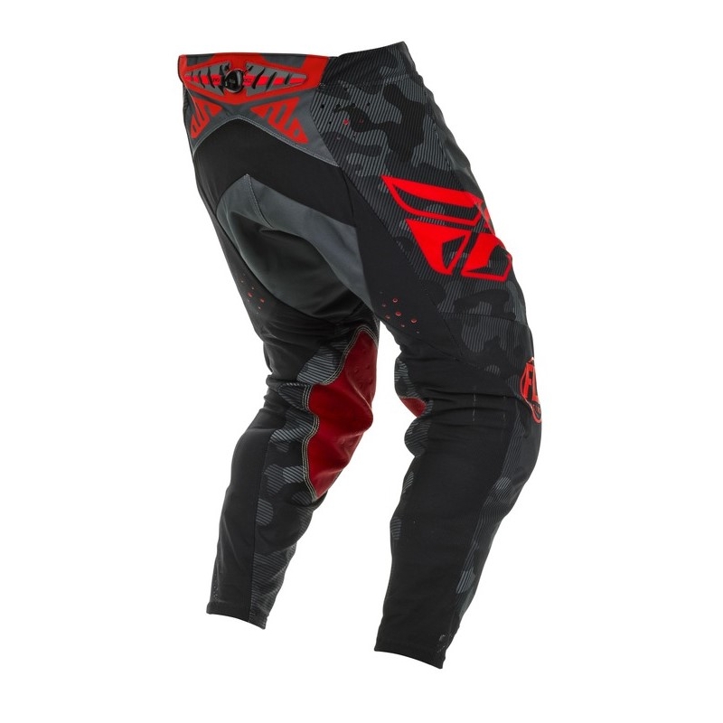 Pantaloni de motocross FLY Racing Evolution roșu și negru